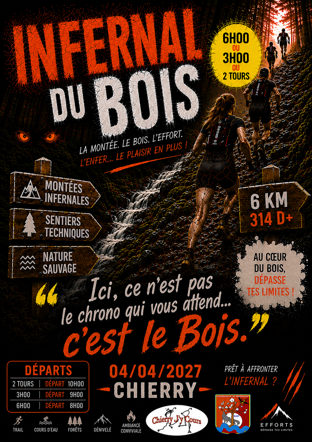 Affiche infernal du bois